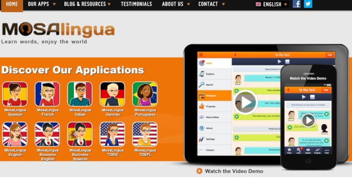 Aplikasi Bahasa Inggris Mosalingua