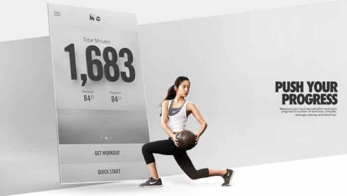 Aplikasi Keluarga Sehat Nike+ Training Club