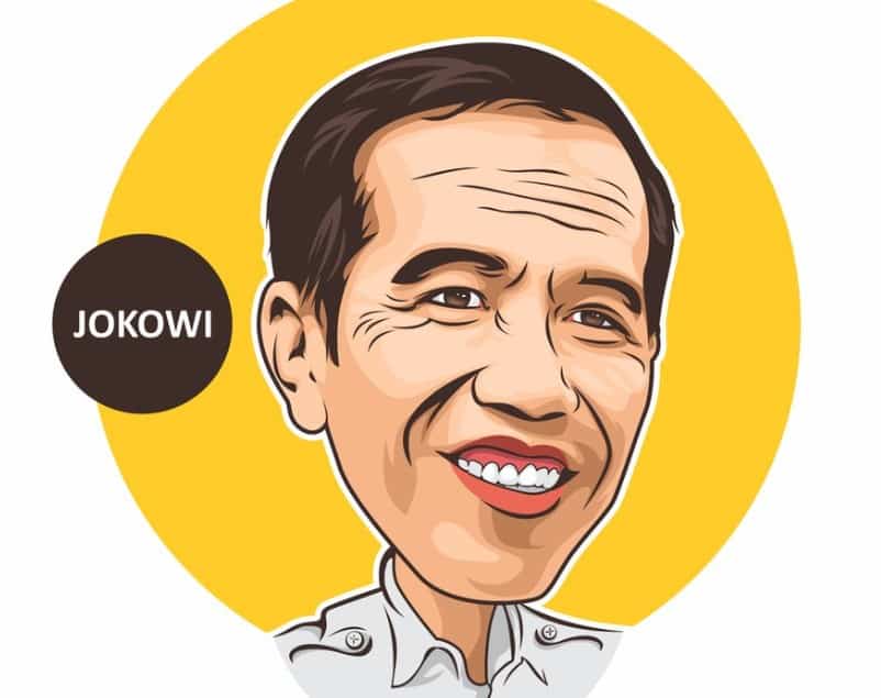 Karikatur Presiden Joko Widodo