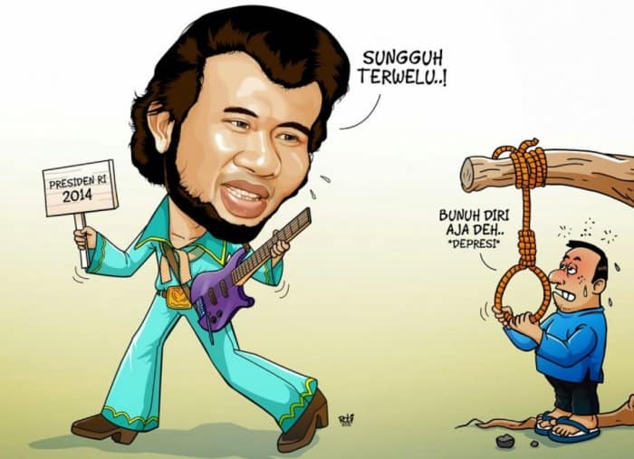 Gambar Karikatur Yang Mengandung Kritikan Dan Sindiran