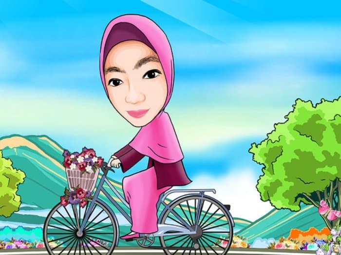 Gambar  Animasi Anak Muslim Sekolah Nusagates