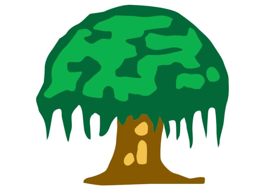 Gambar Pohon Beringin Cartoon