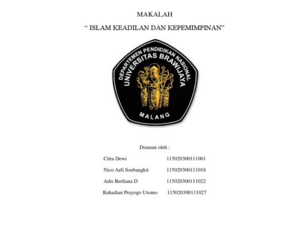 Contoh Cover Makalah Yang Tepat - Simak Gambar Berikut Contoh Cover Makalah Yang Tepat - Simak Gambar Berikut