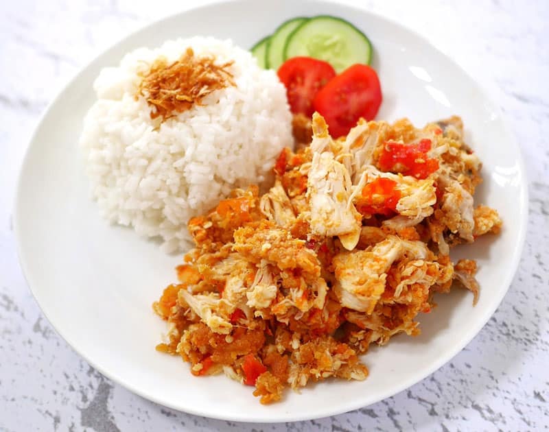 Resep Ayam Geprek Sambal Bawang Thegorbalsla