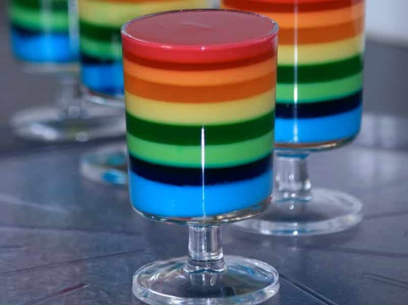 Resep Puding Cup Rainbow - Thegorbalsla