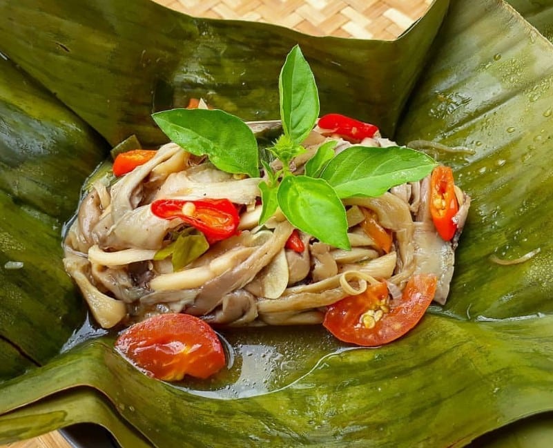  resep  pepes  jamur  tiram  Thegorbalsla