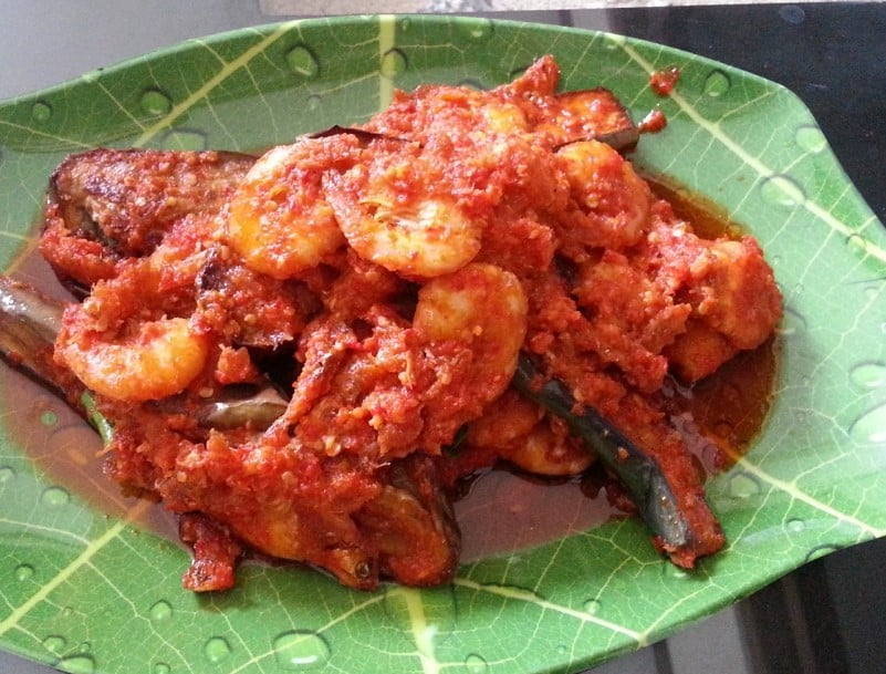 Resep Terong Balado Udang Rebon - Thegorbalsla