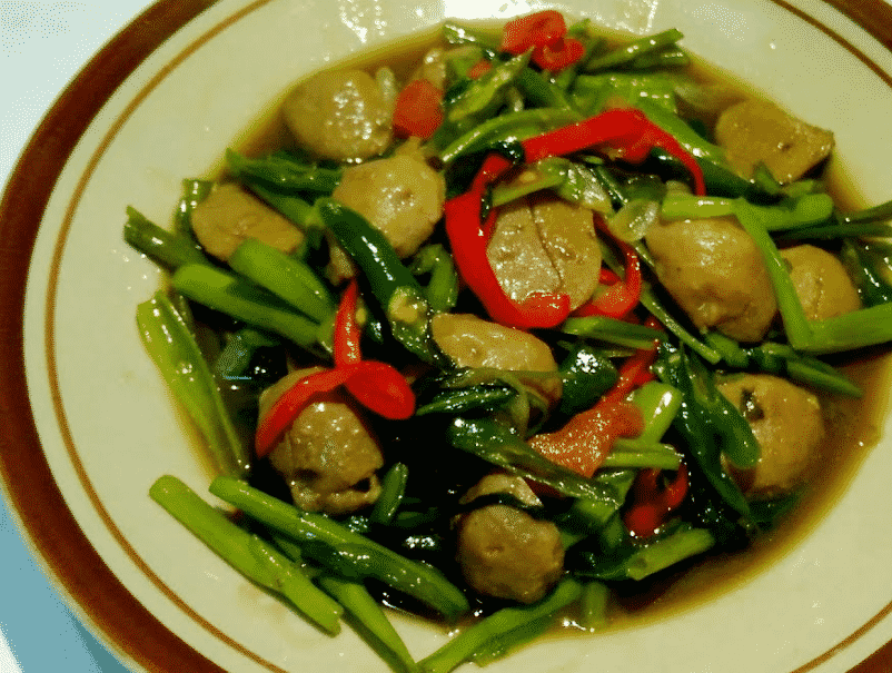 Resep Tumis Kangkung Bakso Thegorbalsla