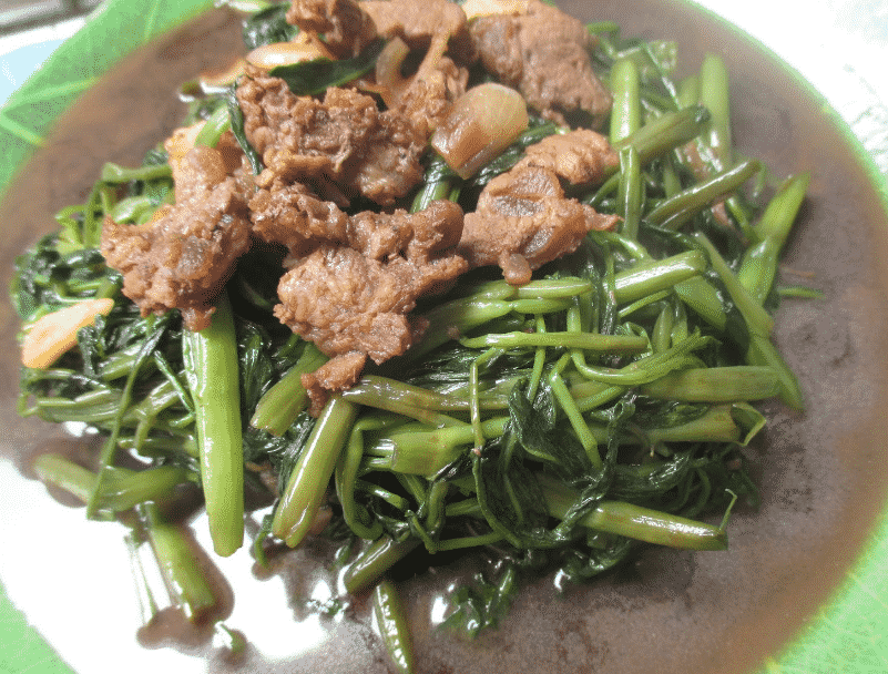 Resep Tumis Kangkung Daging Sapi - Thegorbalsla