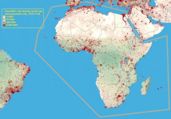  Afrika merupakan sebuah nama benua yang terletak di Eropa PETA BENUA AFRIKA : Kekayaan Alam, Batas Wilayah, Budaya