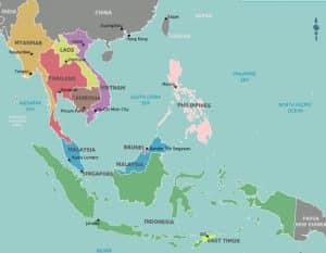 Gambar Peta Asia Tenggara - Thegorbalsla