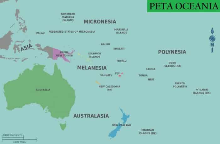  Anda bisa melihat bahwa benua ini merupakan benua yang sangat dekat dengan Indonesia PETA BENUA AUSTRALIA : Kekayaan Alam, Batas Wilayah, Budaya