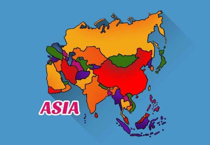  Asia merupakan benua terbesar dengan jumlah penduduk mencapai  PETA BENUA ASIA : Kekayaan Alam, Batas Wilayah, Budaya