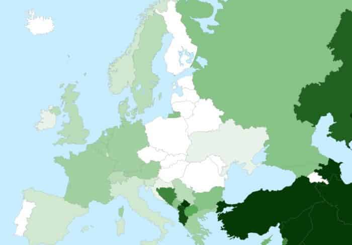 Peta Benua Eropa Kekayaan Alam Batas Wilayah Budaya