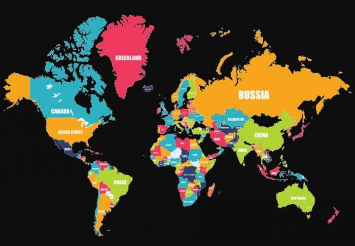 Peta dunia lengkap