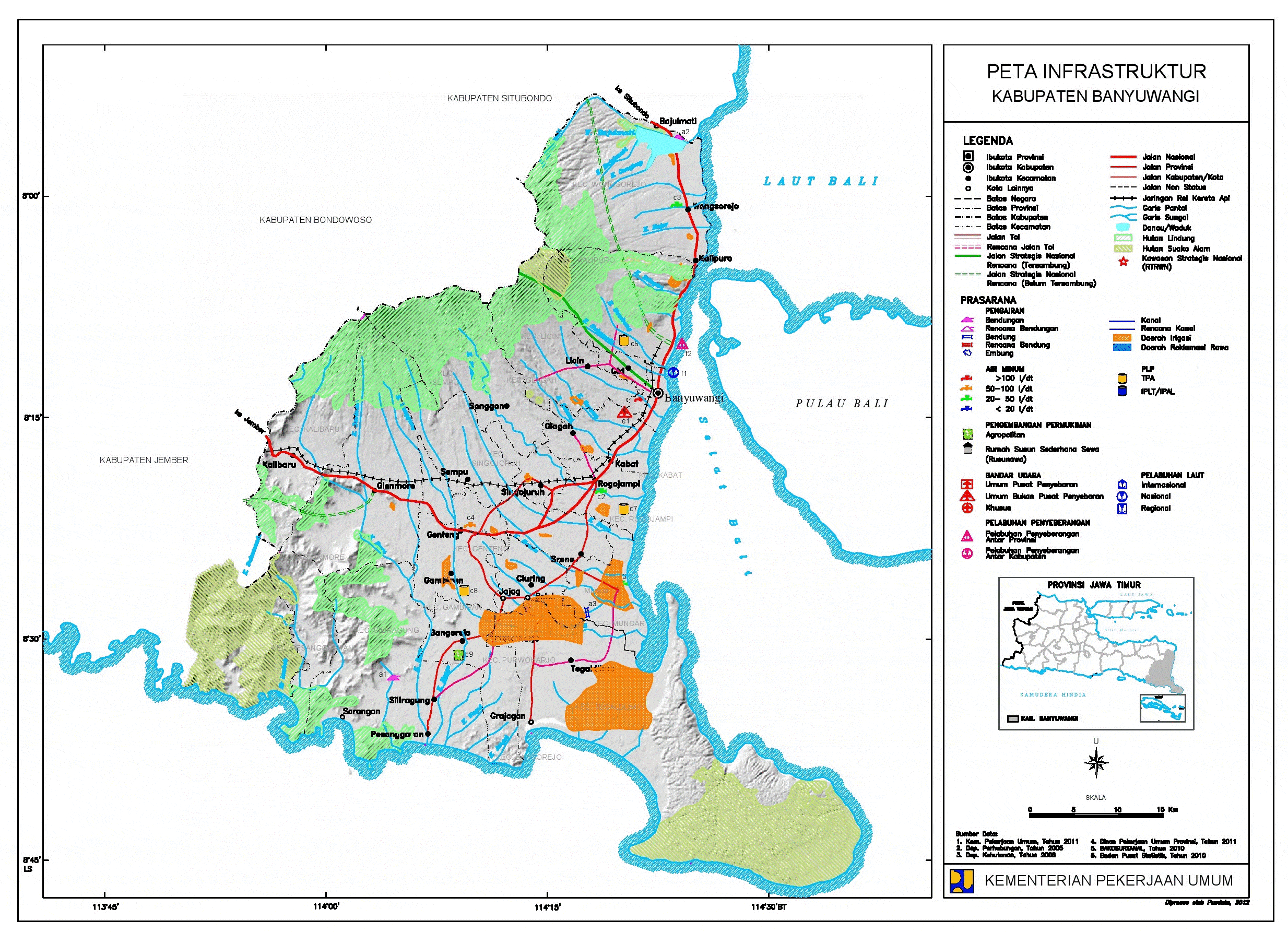 Gambar Peta Banyuwangi  Thegorbalsla