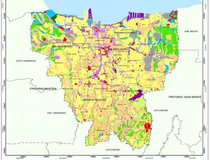 Peta Jakarta Kekayaan Alam Demografis Sosial Budaya