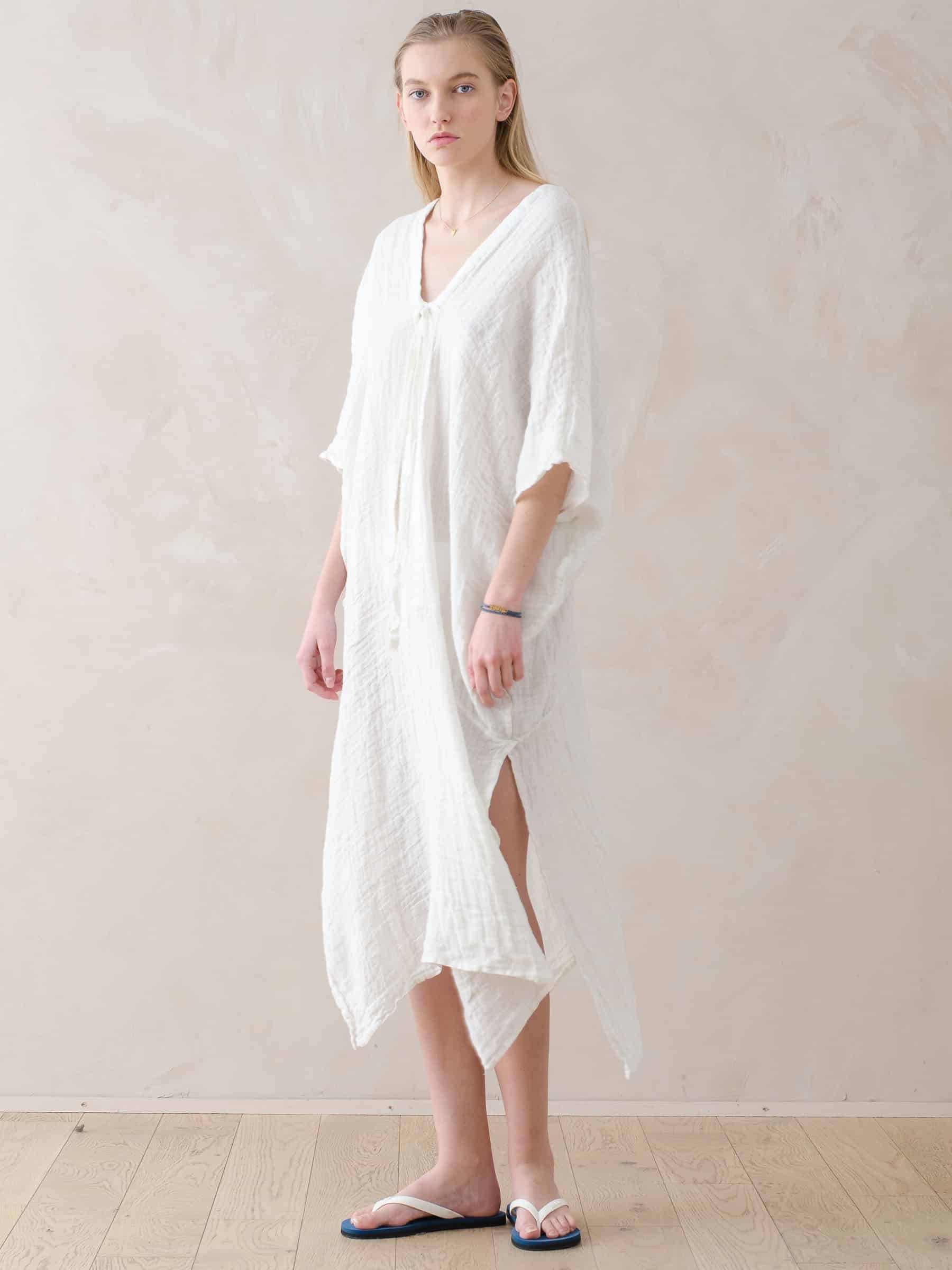  Model  Tunik  White Kaftan Style Thegorbalsla