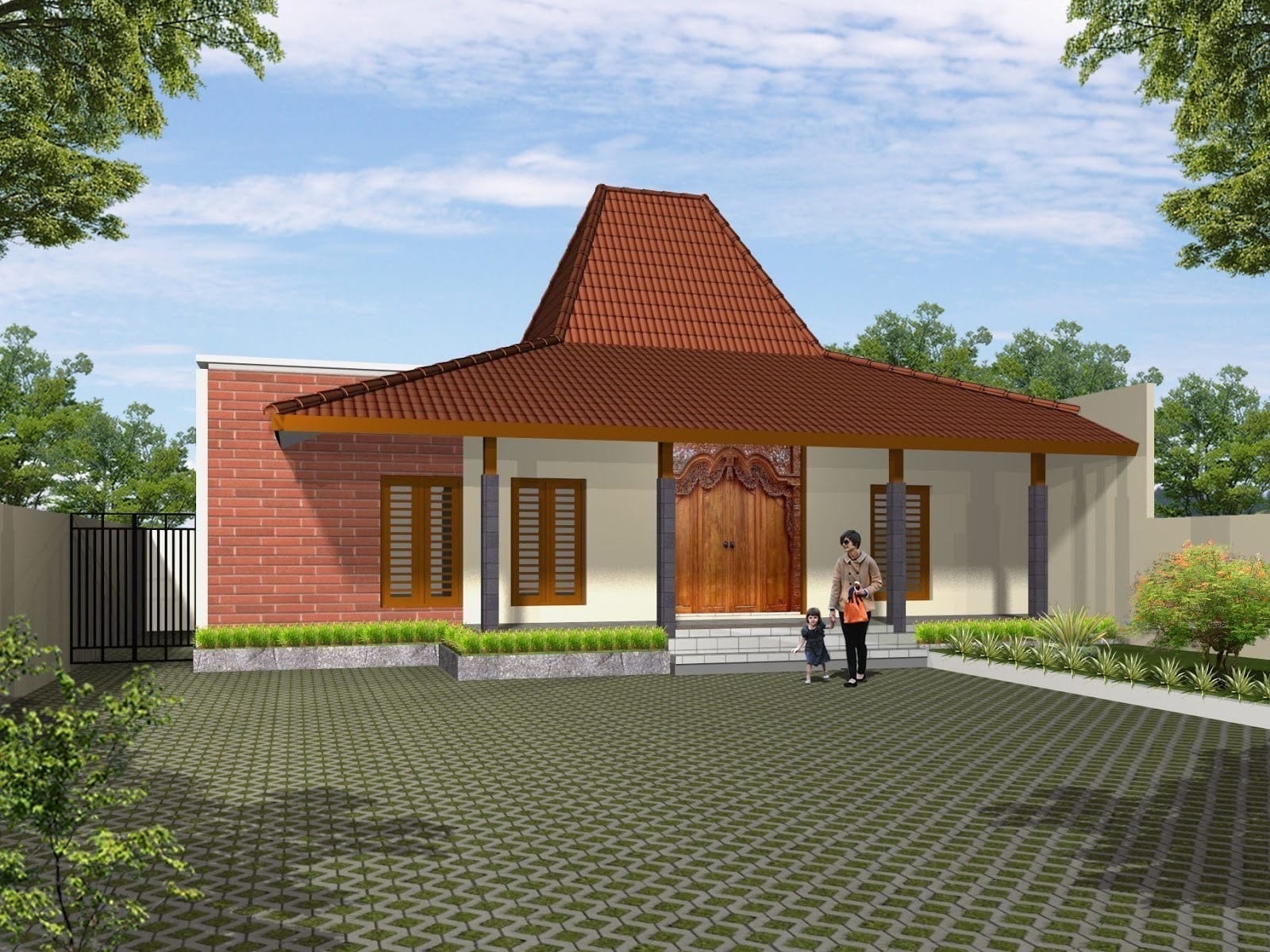 Desain Rumah Joglo Modern - Thegorbalsla