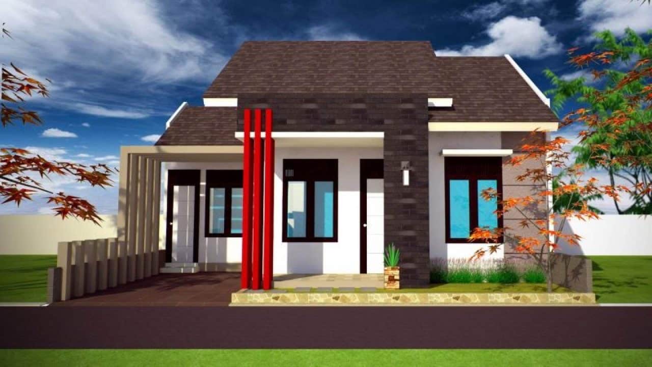  Rumah  Desa  Simple Modern Thegorbalsla