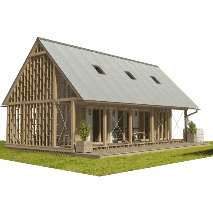 Rumah Modern Minimalis dari Kayu