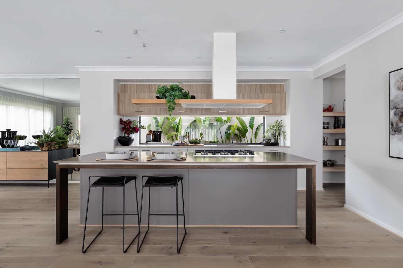  Dapur  villa dengan cabinet  modular Thegorbalsla