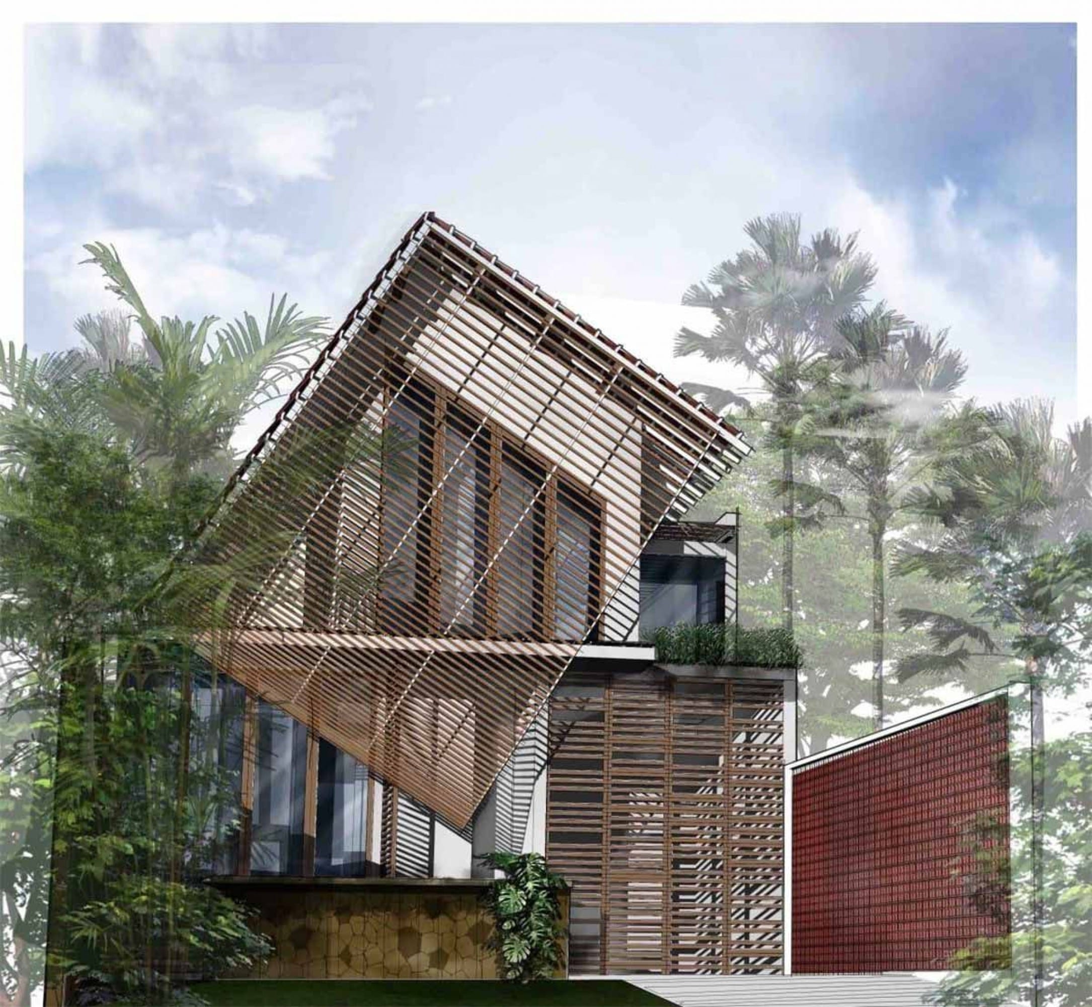 Desain Rumah Kayu Artistik Nan Minimalis Thegorbalsla