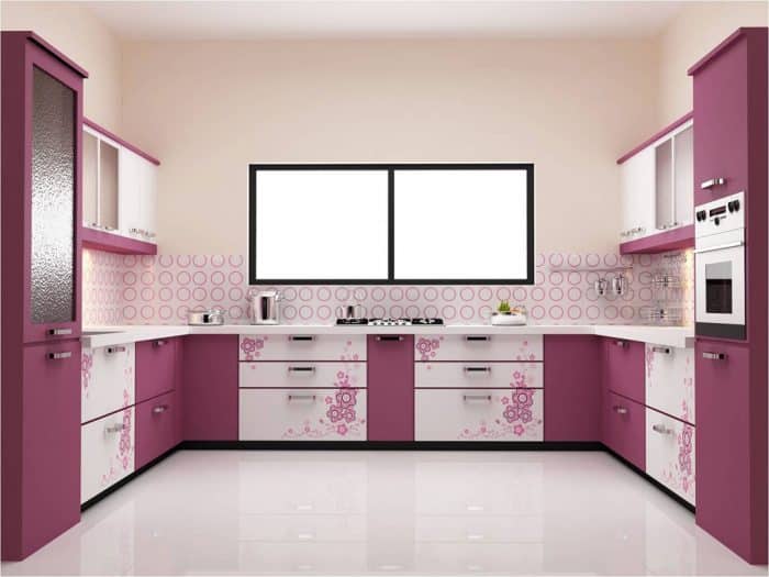 45 Contoh Desain Dapur Warna Ungu Cantik Dan Kalem 45 Contoh Desain Dapur Warna Ungu