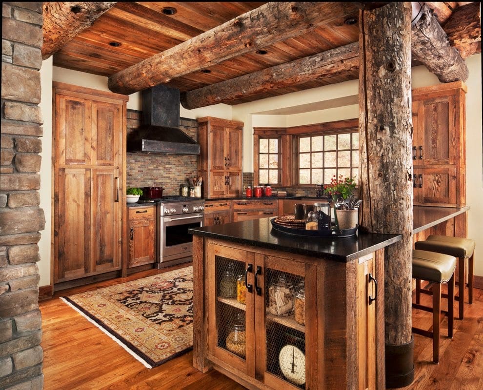 Desain dapur tradisional dengan ventilasi kayu - Thegorbalsla