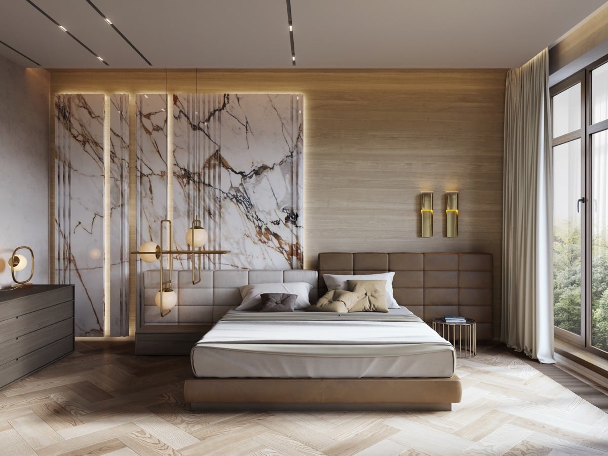 Desain Kamar Coklat Yang Mewah Thegorbalsla
