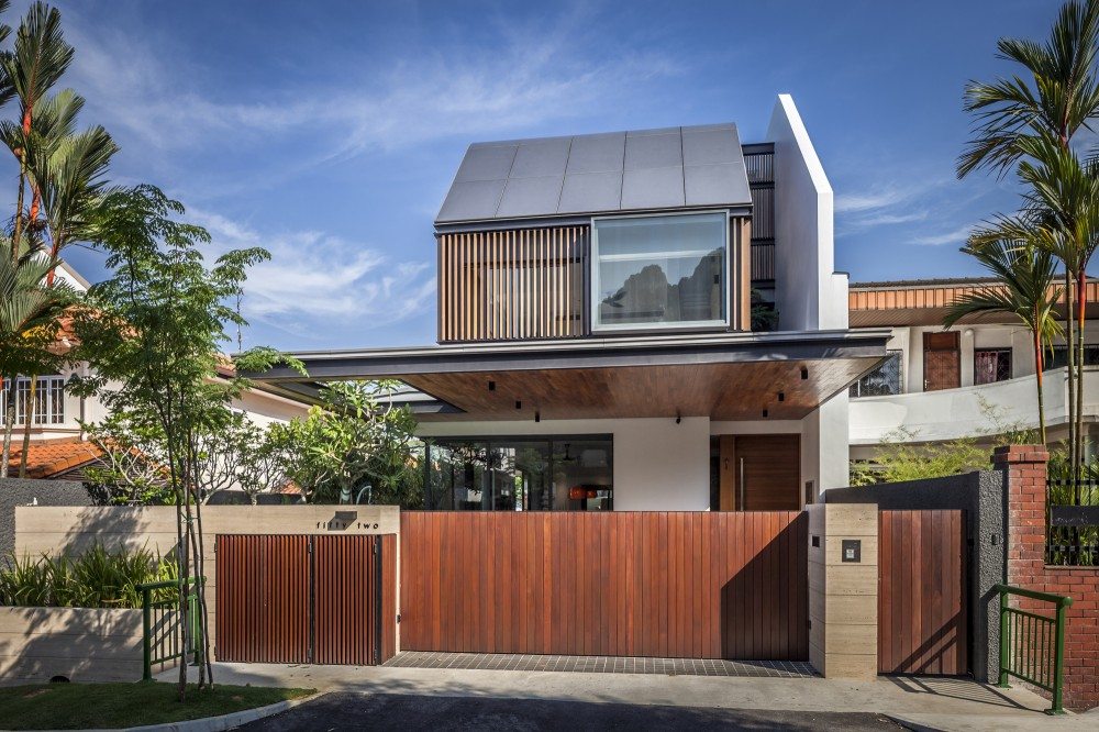  Rumah  Gerbang  Kayu  Minimalis Thegorbalsla