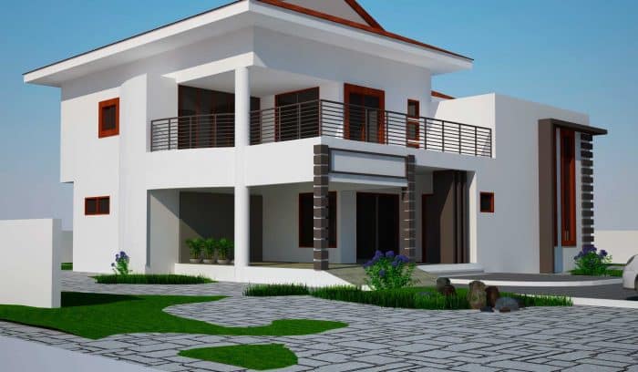 Desain Rumah Tampak Depan Mewah dan Sederhana