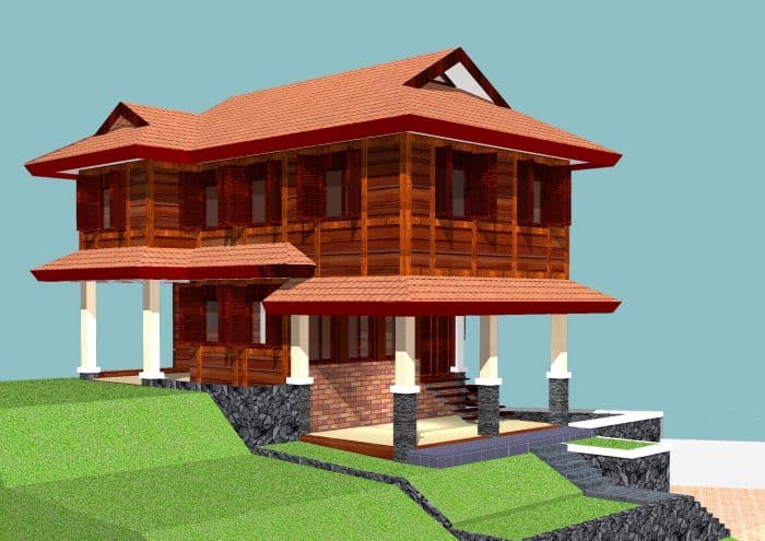 49 Contoh Desain Rumah  Panggung  Terbaru dan Unik Minimalis 