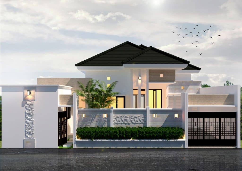  Rumah elegan  dengan tema modern Thegorbalsla