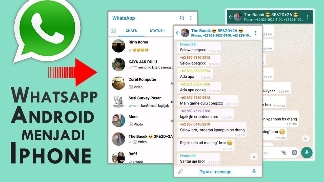 Cara Agar Tampilan Whatsapp Seperti Iphone Tanpa Aplikasi True