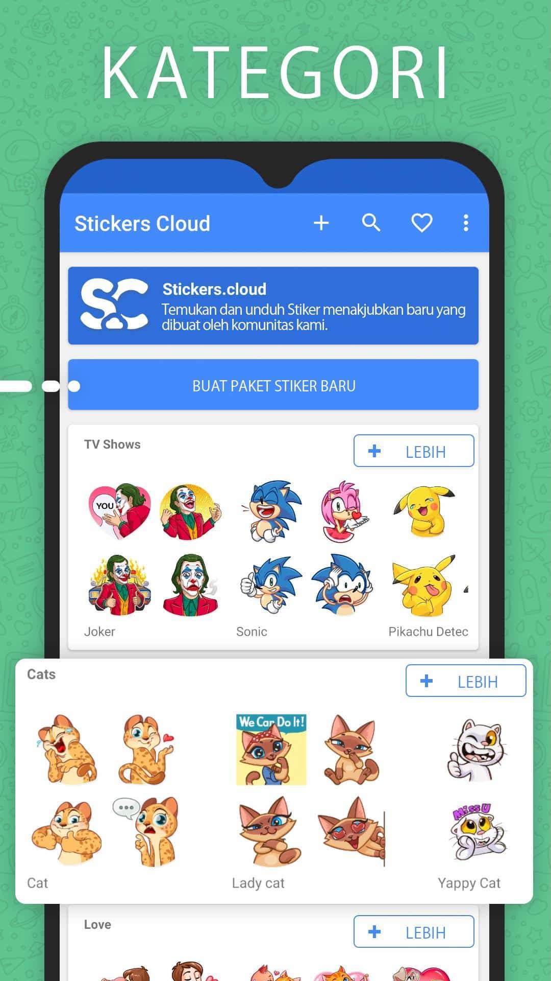Sticker Cloud +500 Packs