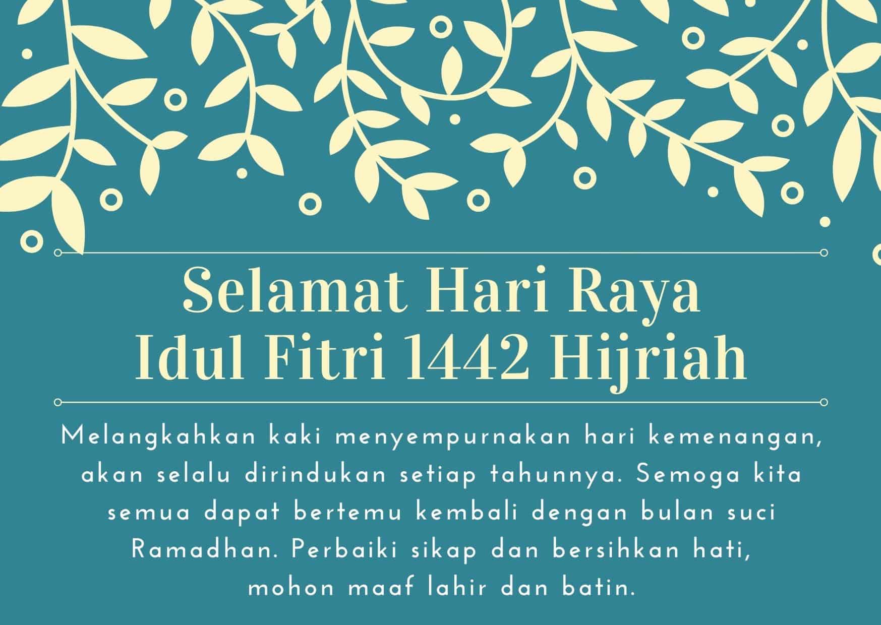 Ini Daftar Ucapan Selamat Hari Raya Idul Fitri Yang Cocok Anda Ucapkan